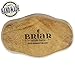 Briar and Oak Pipe Ashtray with Cork Knocker- Handmade in Central America Wooden Pipe Smoker's Ashtray