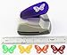 TECH-P® Creative Life Crafts Engraving Hole Punch 2-Inch -DIY Paper Punch for Card Scrapbooking Craft Punch Embossing Border School Supplies. (Butterfly-2)