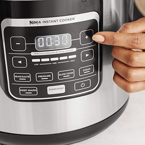 Ninja Instant, 1000Watt Pressure, Slow, Multi Cooker, and Steamer with 6Quart Ceramic Coated