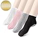 Yoga Socks Non Slip Skid Pilates Ballet Barre with Grips for Women Men 4 Pack by Cooque