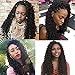 22inch Curly Faux Locs Crochet Hair Goddess Locs Crochet Braiding Hair Braids Mambo Hair Extension 24Roots/Pack (5pack, 1B#)