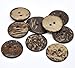 PEPPERLONELY Brand 20PC Brown Coconut Shell 2 Holes Sewing Buttons Scrapbooking 38mm(1-1/2 Inch)