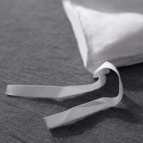 image for Vailge 3 Pieces Ultra Soft Duvet Cover Set with Zipper Closure, 100% 1