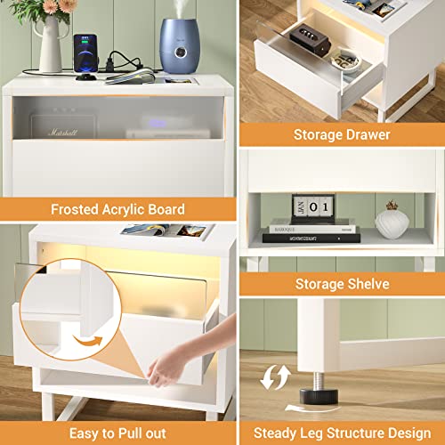 armocity Nightstand White Pricepulse