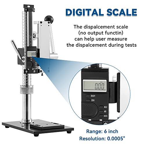 BAOSHISHAN Digital Force Gauge Push Pull Gauge (500N/50kgf/110lbf) With