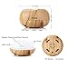 Sisfung Essential Oil Diffuser, 300mL Ultra Quiet Wood Grain Aromatherapy Diffuser With 7 Color LED, 4 Timer and Waterless Auto Shut-off Suitable for Baby, Old People and Young People