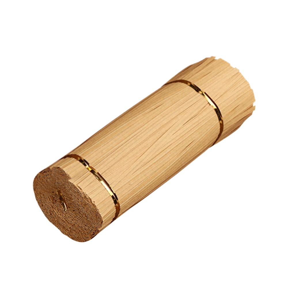 YOFASEN Kraft Paper Twist Ties - Wire Tie Bag Ties for Food & Freezer Bags Cookie Gift Floral Bag Sealing Ties, Brown, 15cmx4mm