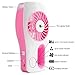 iEGrow HQM-MY001 Handheld USB Mini Misting Fan, Pink