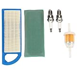 Buckbock Air Filter Fuel Filter Spark Plug Tune Up Kit for John Deere 115 L108 LA105 LA110 LG253 for Briggs & Stratton 698083 394358S 394358S 494768