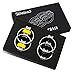 Flippy Chain Fidget Toy, SENQIAO Fidget Stress Reducer for Adults and Kids, Perfect for Fidgeters, Anxiety, Focus, ADHD, Autism (Black and Yellow) Pack 2