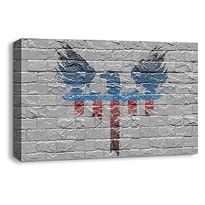 Canvas Wall Art American Symbol Bald...