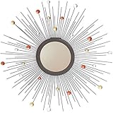 21.7 in. Dia. Bejeweled Starburst Mirror Wall Decor with Shimmering Metallic Accents Product SKU: HD229015