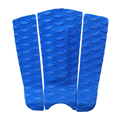 CUTICATE 3X EVA Tail Pad Surfboard Deck Traction Stomp Surfing Grip Mat Trim Sheet - Blue