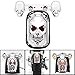 DLLL Motorcycle Skull Turn Signal Light Rear Running Brake Stop License Plate Tail Light Harley Davidsons Suzuki Kawasaki Yama Cruiser (White)