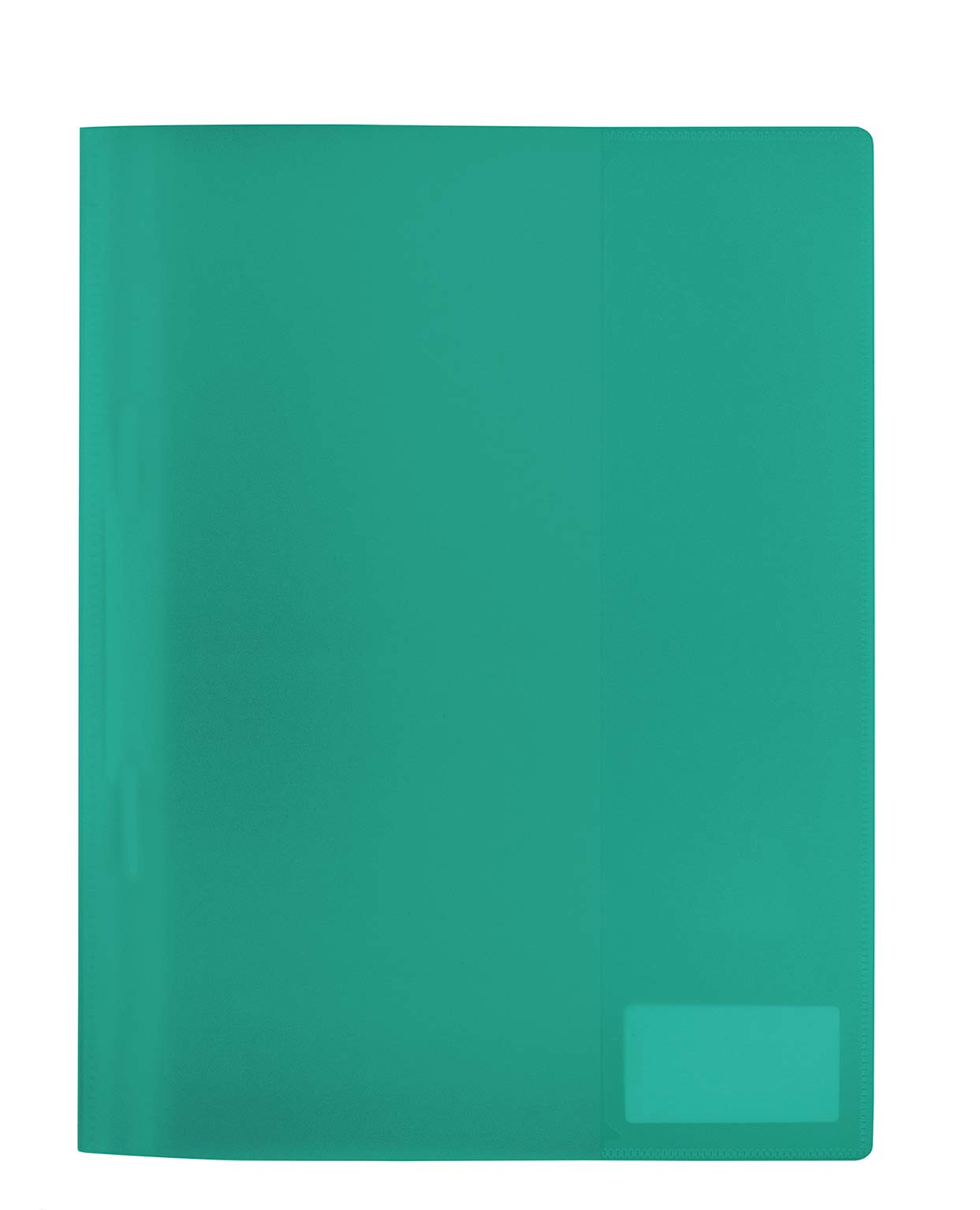 HERMA Project File A4 Translucent, with inscription label, made of wipeable and sturdy plastic, report folder for school, green