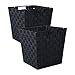 DII 5893 Durable Trapezoid Woven Nylon Storage Basket for Organizing Your Home, Office, or Closets (Medium Bin - 11x11x11