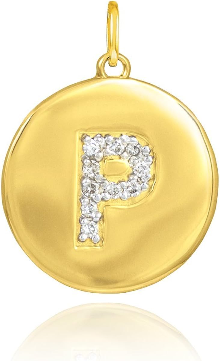 Gold letter p pendant Clearance