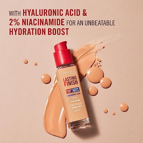 Lasting Finish 35H, 203 True Beige, fondotinta, lunga tenuta, idratante, formula vegana, alta coprenza, 30ml