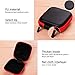 YUPING AirPods case Silicone protective cover with 2 Anti-lost Strap,2 Pairs of Ear Hook and 1 Headphone Case for Apple AirPods (6PACK)-Blue