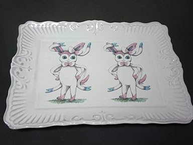 Amazon ポケットモンスター プレート ニンフィア Evs ヒグチユウコ アニメ 萌えグッズ 通販