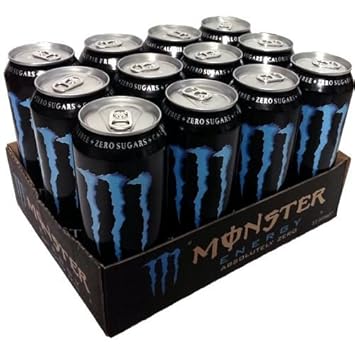 Monster Energy Drink 'Absolutely Zero' 12 x 0,5l Dose (Zuckerfrei)