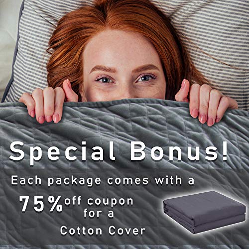 Dr.Hart's Weighted Blanket 100 Deluxe Set Queen Bed Size, Certified