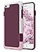 GOSHELL iPhone 7 Case, Flexible Durable Shock-Absorption Bumper and Anti-Scratch Protective Case Slim Hybrid Shockproof Soft TPU & Rugged PC Cover for Apple iPhone 7 (4.7Inch)-Wine red