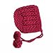 IMLECK Baby Infant Pure Color Hand-Knit Hat