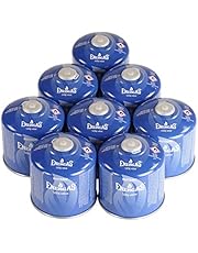 (10,75EUR/kg) 8x 500g Butan Schraubkartusche, Ventilkartusche, EN 417 Camping, Ventilschraubkartusche, EN521, Kartusche mit Gewinde, Butankartusche, Butangas
