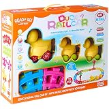 Gaoerjiefu 7012A Educational Duck Railcar Set With Music Grow With Your Baby For Kids - Multi Color-Medium