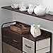 ROMOON Dresser Organizer with 5 Drawers, Fabric Dresser Tower for Bedroom, Hallway, Entryway, Closets - Wide