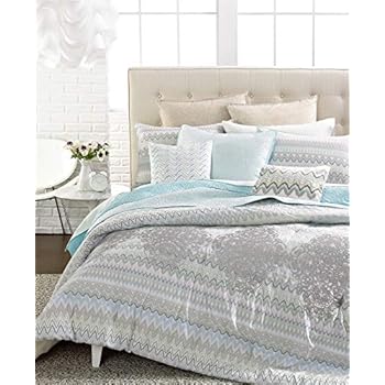 Amazon Com Steve Madden Laurel 2 Piece Comforter Set Twin Aqua