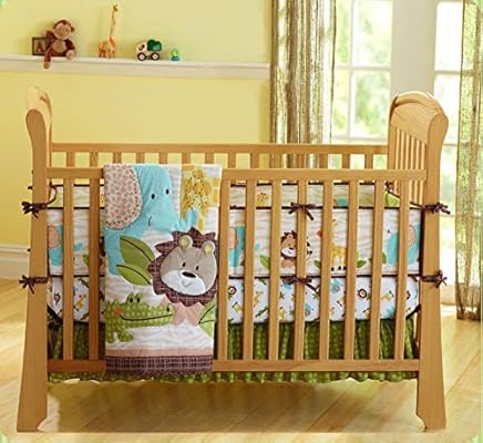 elephant and giraffe baby bedding