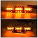 Orion Motor Tech 54 LED Amber Emergency Service Truck Car Vehicle Strobe Warning Light/Lightbars for Deck Dash Grill Windshield Headliner