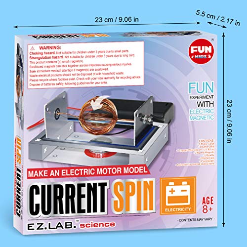 Simple Electric Motor Model Assemble kit, FunKidz Current Spin Making
