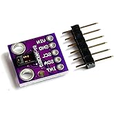 hiBCTR MAX30102 Heart Rate and SpO2 Sensor Breakout Board | Dual-wavelength optical sensing, I2C interface, 3.3V logic, for Arduino, ESP32, STM32, wearables
