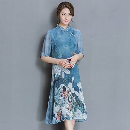 loose silk dress