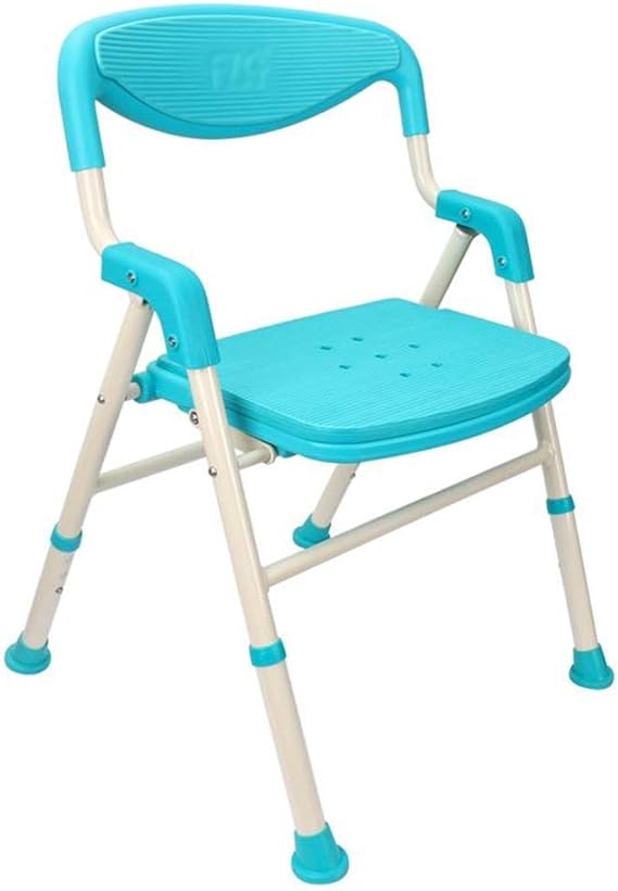 XLGJCWQY Silla de Ducha Plegable, Asientos de baño con Respaldo y