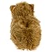Silver Lilly Animal Slippers - Plush Pomeranian Dog Slippers (Brown, Medium)