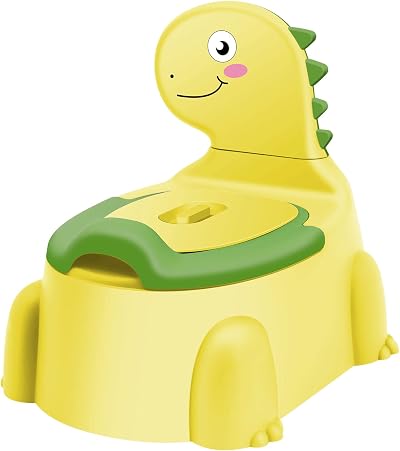 Glenmore Dinosaur Toddler Potty Training Chair with Lid Yellow