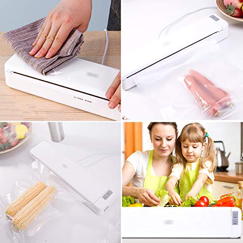 Automatische Vakuumierer, bewegliche Nahrungsmittel Sealer Air-Dichtungs-Maschine für Lebensmittel Savers, LED… – Bild 8