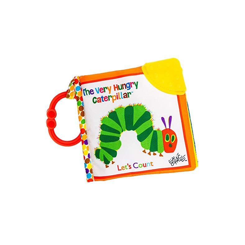 Let’s Count Soft Book – World of Eric Carle The Very Hungry Caterpillar Baby Teething Crinkle Book