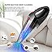 Cordless Handheld Vacuum Cleaner FUJIWAY Rechargeable Car Vacuum Cleaner with LED Light 6500PA Strong Suction Wet & Dry Use Hand Vacuum for Car Home and Office
