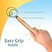 Danish Dough Whisk - Stainless Steel & Wooden Handle - Large 13.5