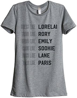 Be Like Gilmore Girl Women's Relaxed T-Shirt Tee Heather Grey