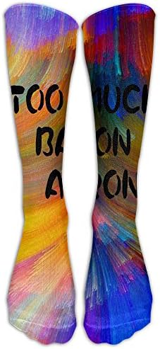 Too Much Bacon Apron 3D Print Womenâ€s Casual No Show Socks Athletic Cotton Liner Socks Thin Low Cut