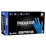 SAS Safety 6605-20 Latex Thickster Powder-Free Disposable Glove, 12