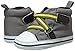 Luvable Friends Unisex Baby Crib Shoes, Gray Hi-Top, 6-12 Months