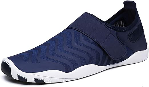 navy blue slip resistant shoes