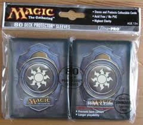 Ultra Pro (80 Count) White Mana Symbol Deck Protector Sleeves - Magic the Gathering